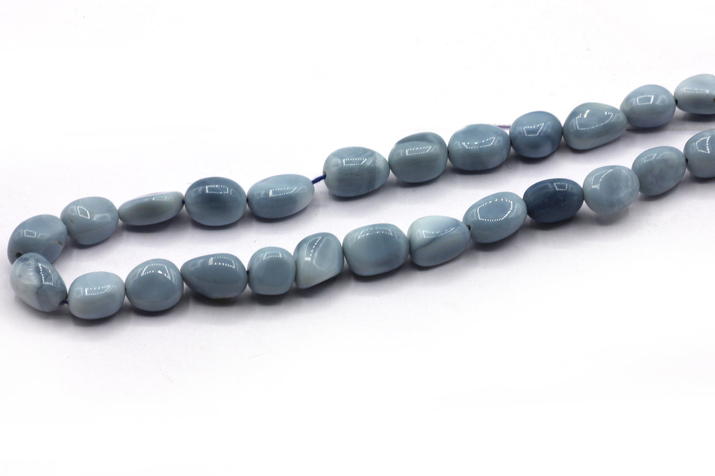 Opal Blue Smooth Nuggets