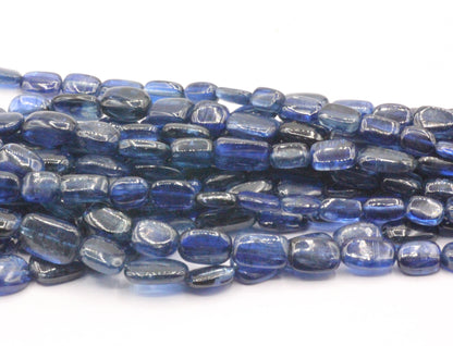 Kyanite, Blue Kyanite Smooth Beads Nuggets