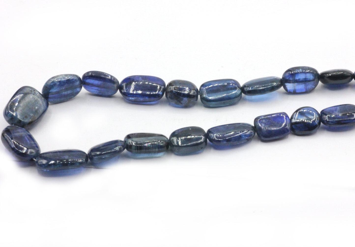 Kyanite, Blue Kyanite Smooth Beads Nuggets