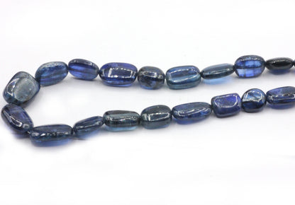 Kyanite, Blue Kyanite Smooth Beads Nuggets