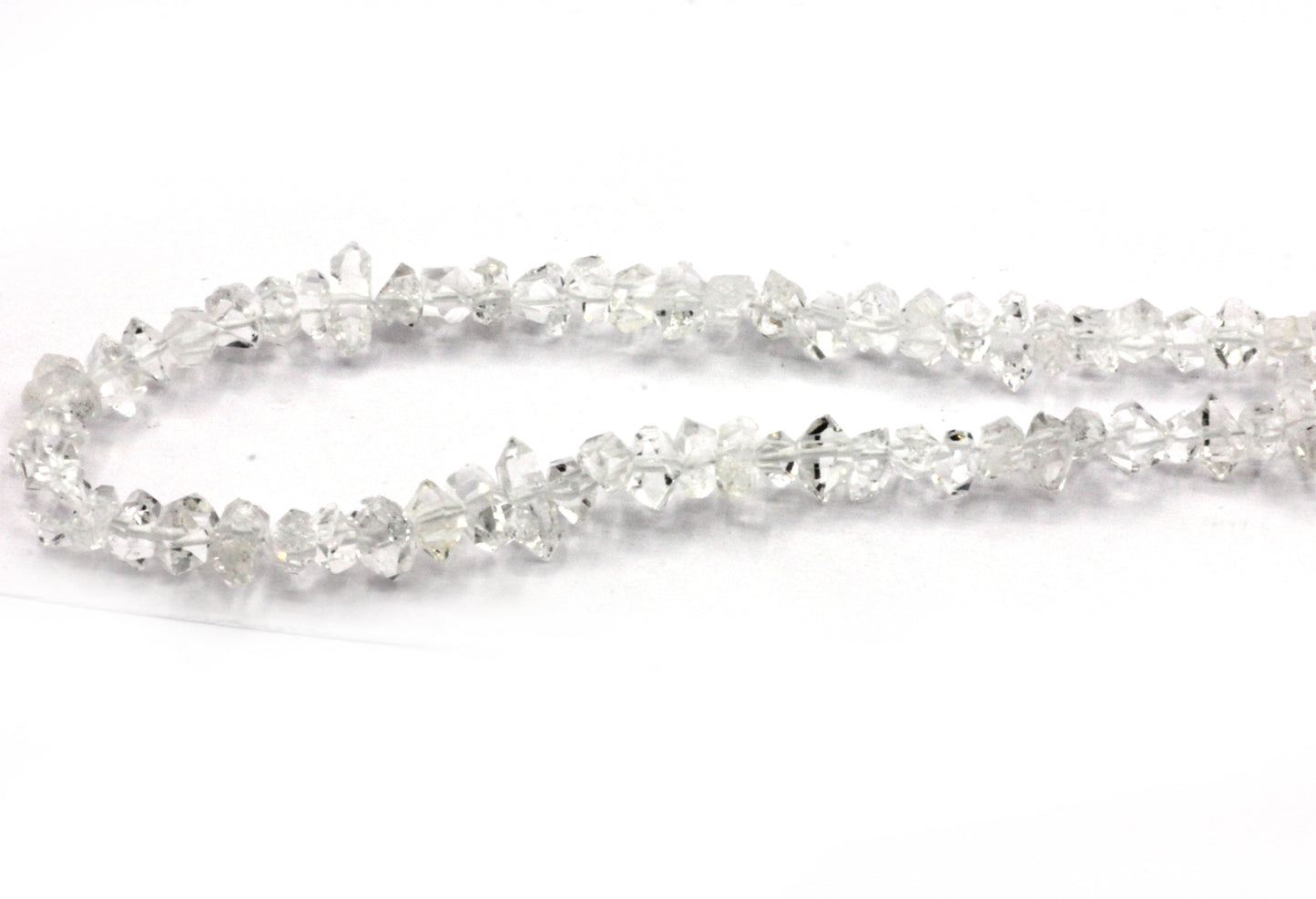 Quartz, Diamond Quartz Chip Beads, Herkimer diamond beads