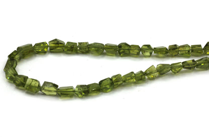 Peridot Faceted Nuggets Beads, Natural Peridot