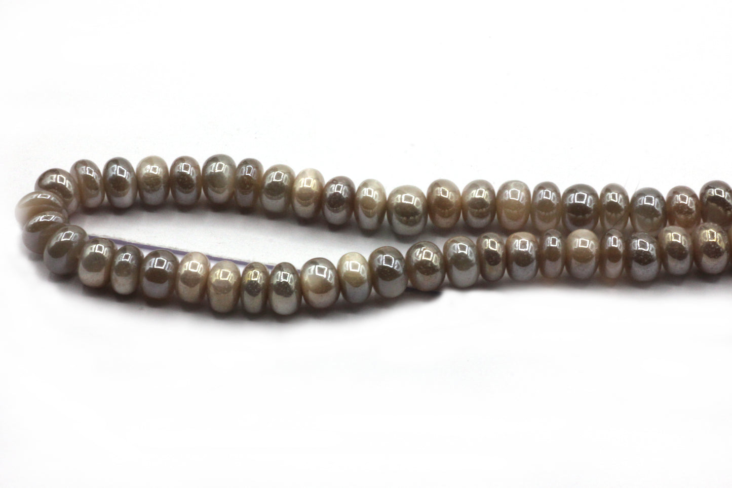 Moonstone,Mystic Moonstone Gemstone Beads Roundel