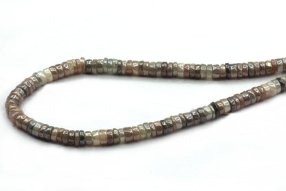Moonstone, Mystic Moonstone Beads Smooth Heshi, Smooth Tyre