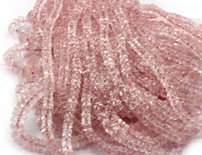 Aquamarine, Morganite Aquamarine Beads Faceted Heshi, Faceted Donut, Faceted Tyre