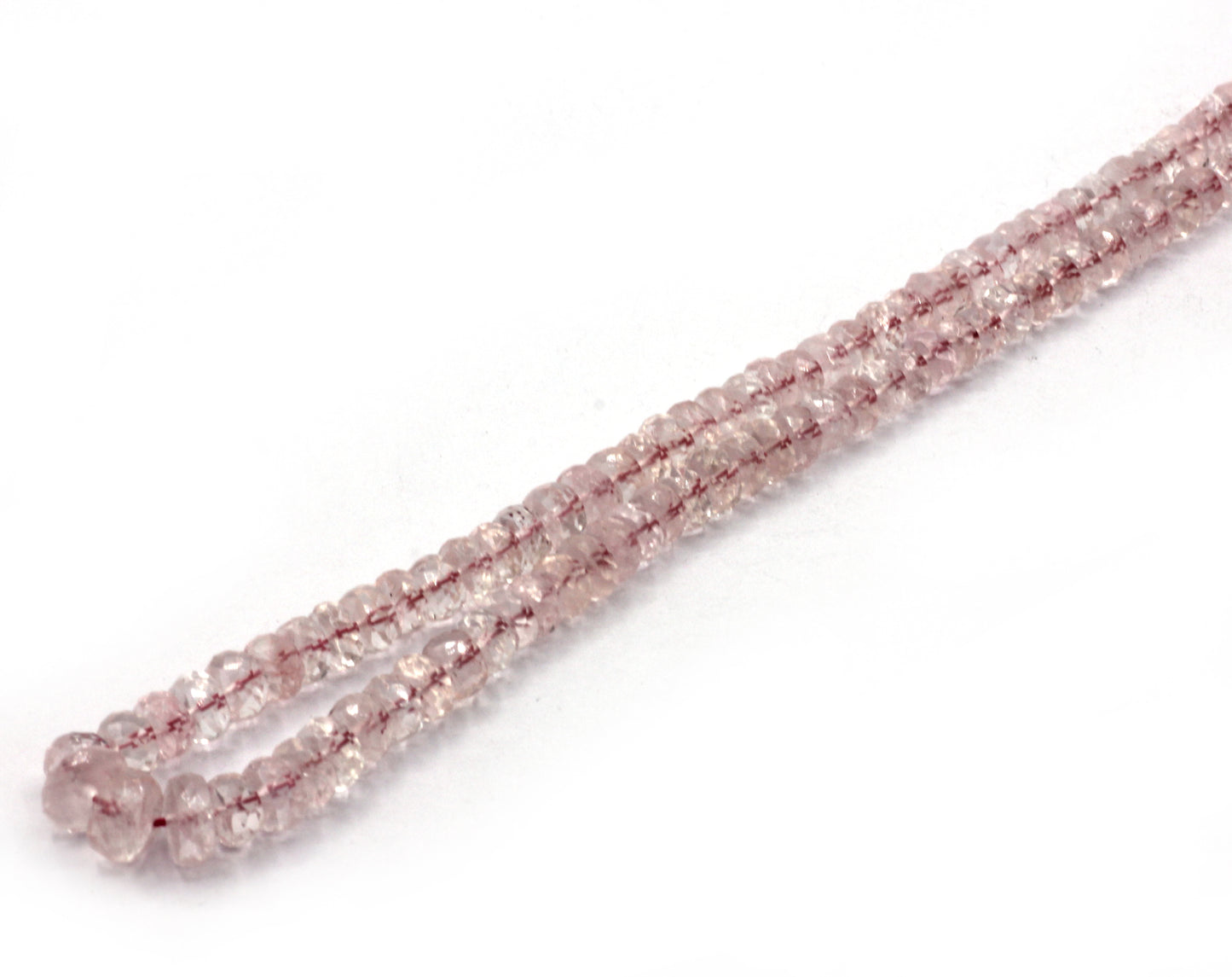 Aquamarine, Morganite Aquamarine Beads Faceted Heshi, Faceted Donut, Faceted Tyre