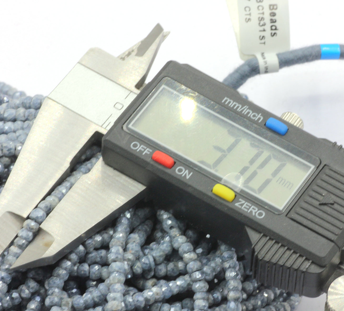 Sapphire, Blue Sapphire Faceted Roundel Beads