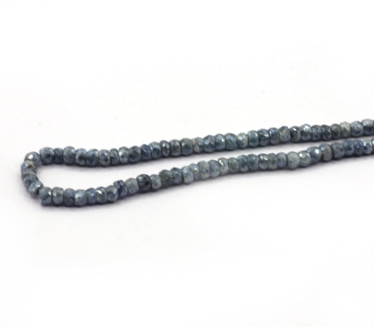 Sapphire, Blue Sapphire Faceted Roundel Beads