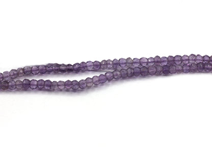 Amethyst, Pink Amethyst Faceted Round Beads