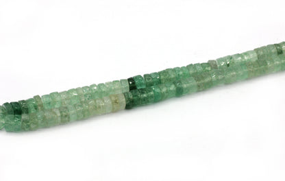 Quartz, Green Quartz Beads Faceted Heshi, Faceted Donut, Faceted Tyre
