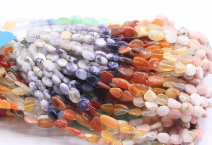 Opal, Multi Color Opal Smooth Nuggets Beads, Natural Opal