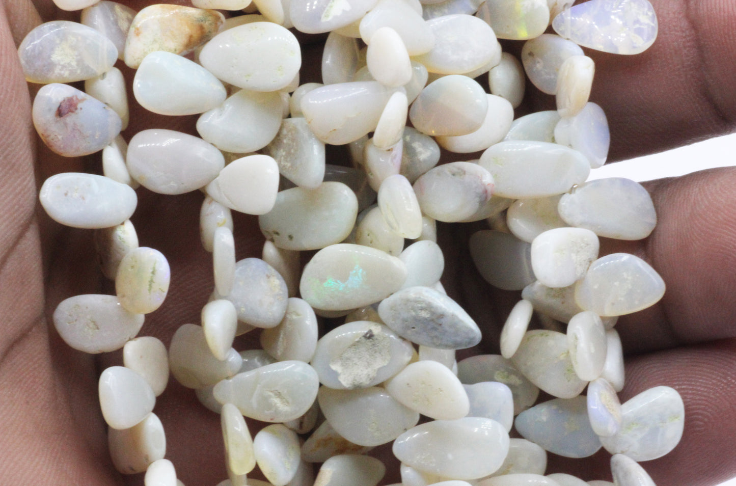 Opal, Australian Opal Smooth Nuggets Beads