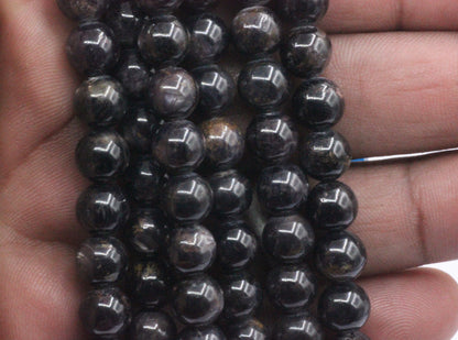 Sapphire Chocolate Smooth Round Beads, Wounder Sapphire Beads Round