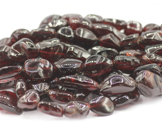 Garnet Smooth Nuggets Beads,Smooth Beads