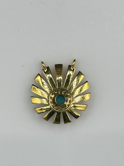 Moon 14k Solid Gold Diamond Pendants