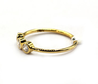 14k Solid Gold CVD Diamond Ring CVD diamond Ring