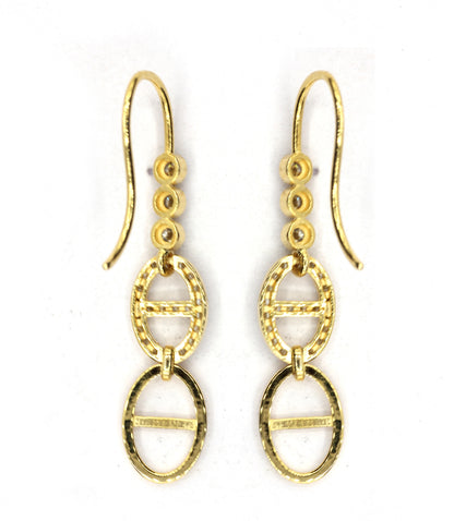14k Solid Gold Diamond Earring.14k Solid Gold Diamond Earring