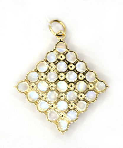 14k Solid Gold Diamond Pendants
