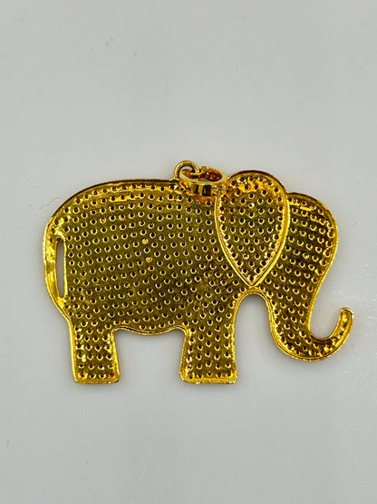 Elaphant 14k Solid Gold Diamond Pendants