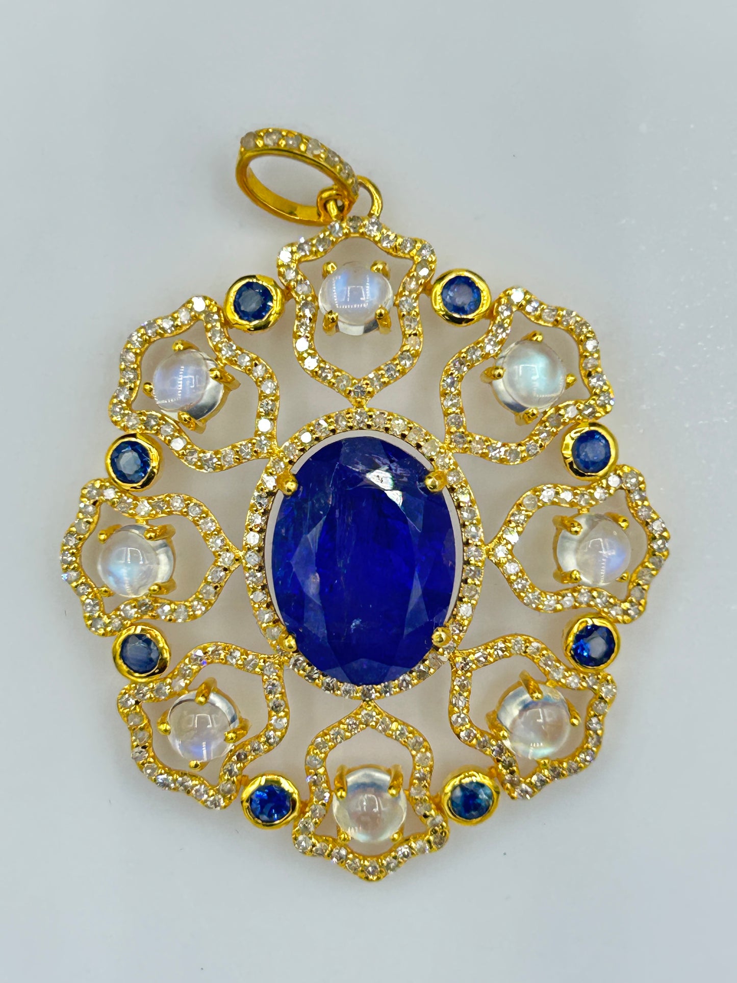 14k Solid Gold Diamond Pendants