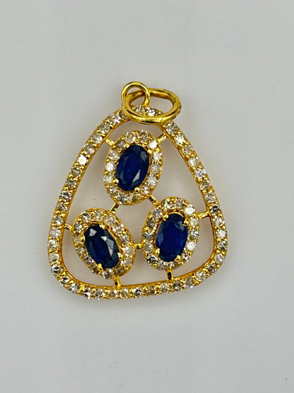 14k Solid Gold Diamond Pendants