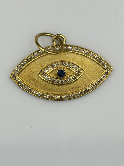 14k Solid Gold Diamond Pendants