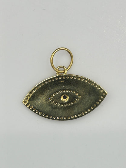 14k Solid Gold Diamond Pendants