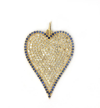 14k Gold Heart Shape Pendant