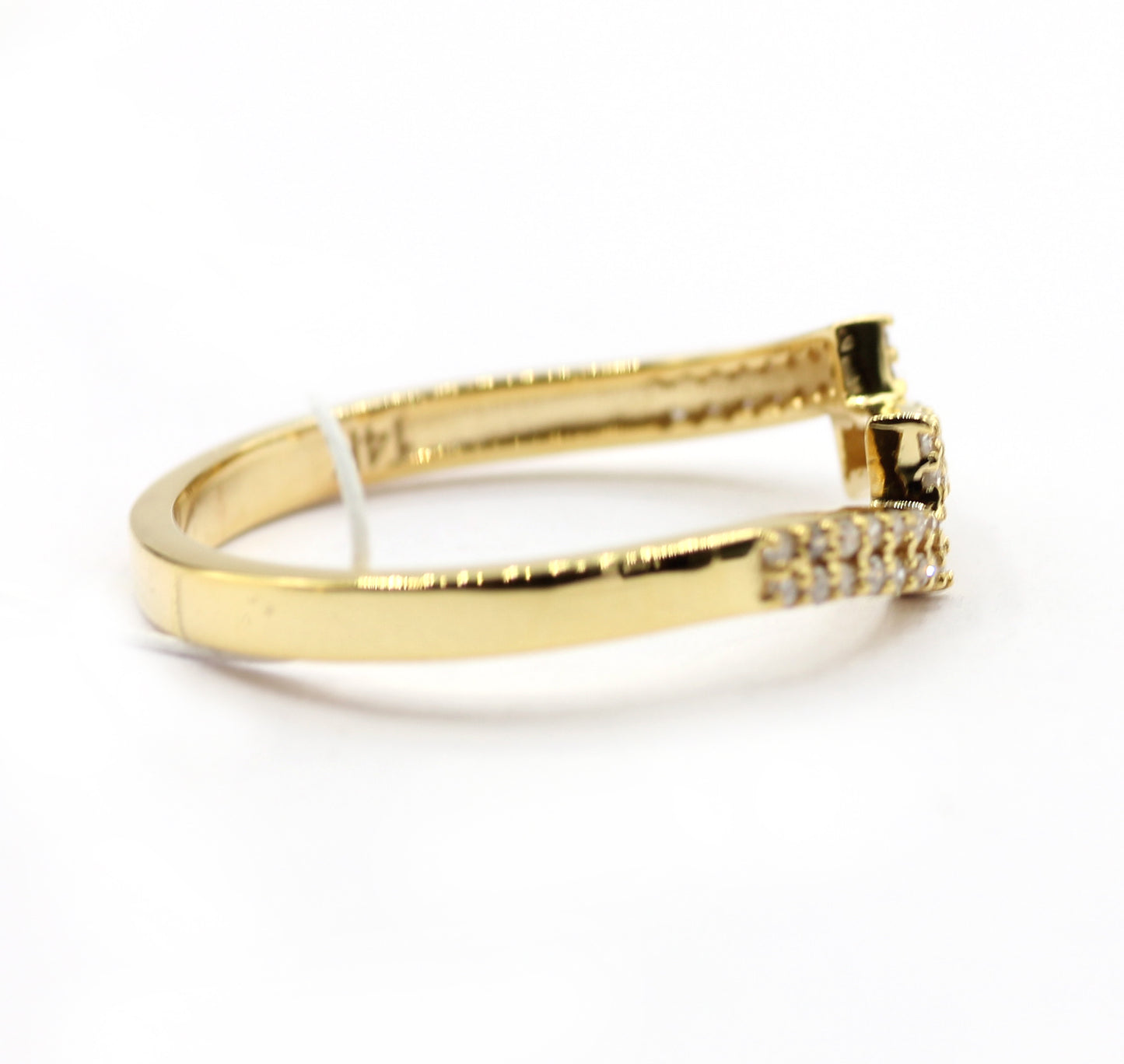 14k Solid Gold Diamond Rings.
