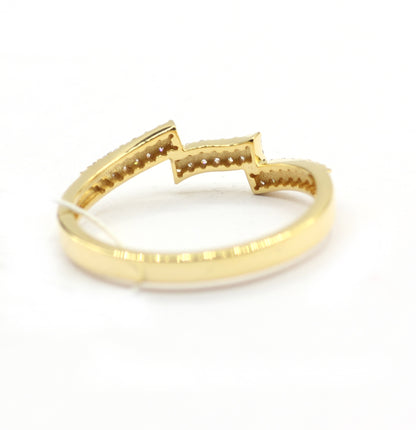 14k Solid Gold Diamond Rings.