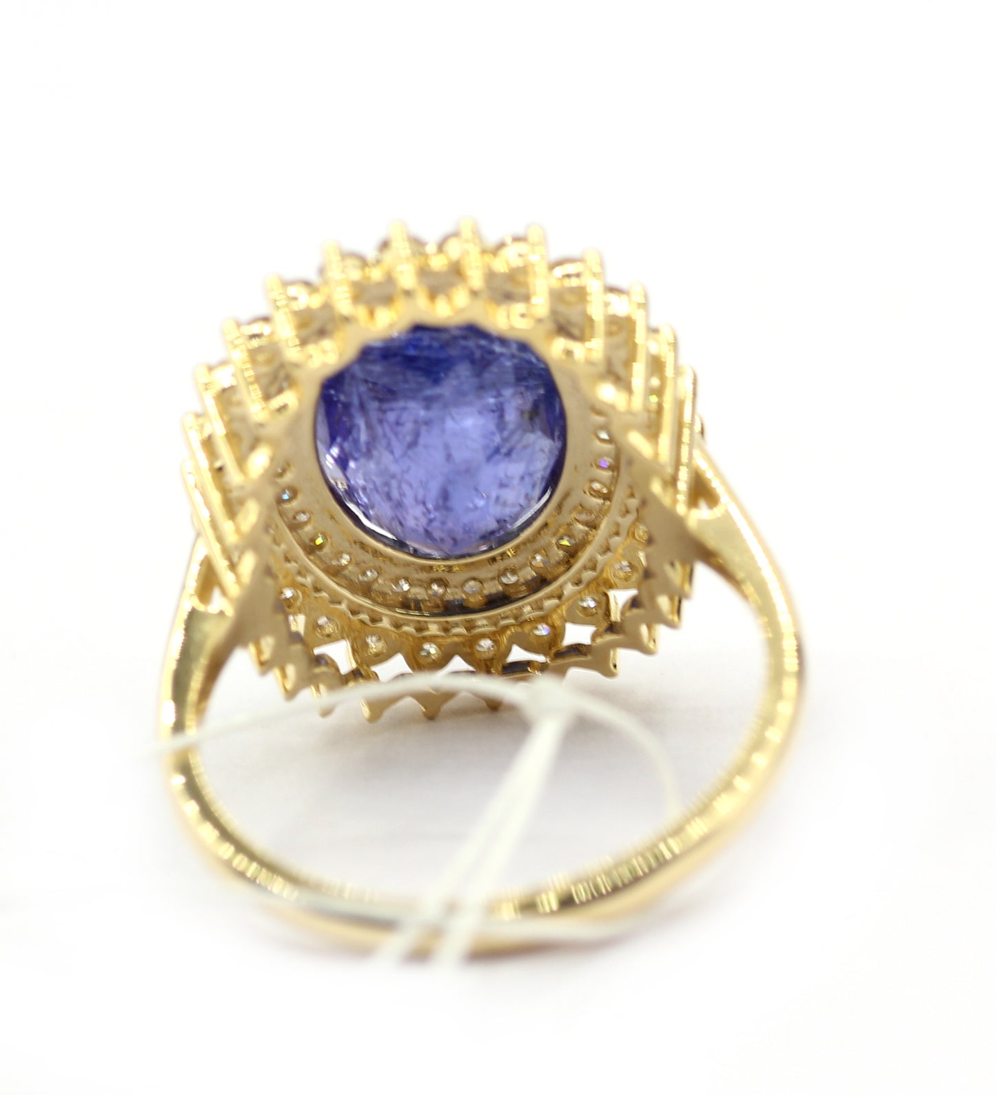 Tanzanite 14k Solid Gold Diamond Rings.