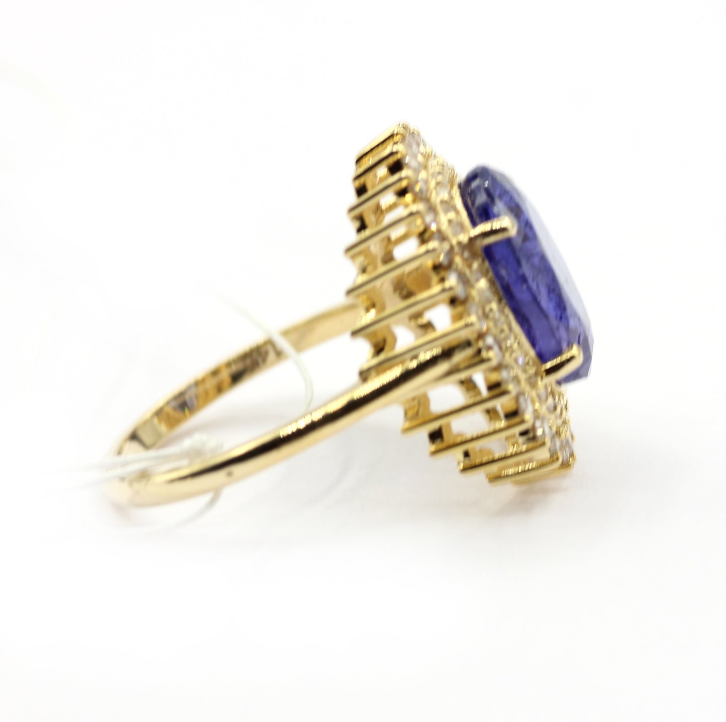 Tanzanite 14k Solid Gold Diamond Rings.