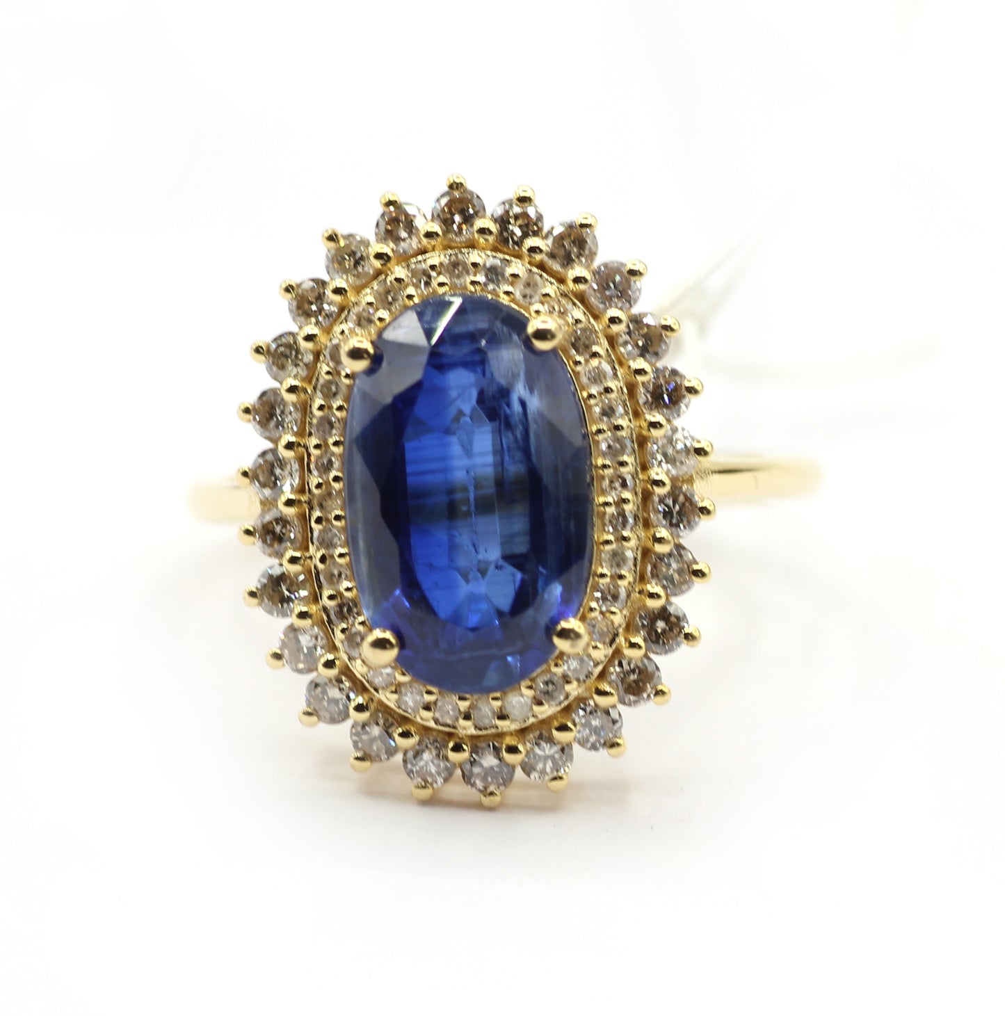 Tanzanite 14k Solid Gold Diamond Rings.