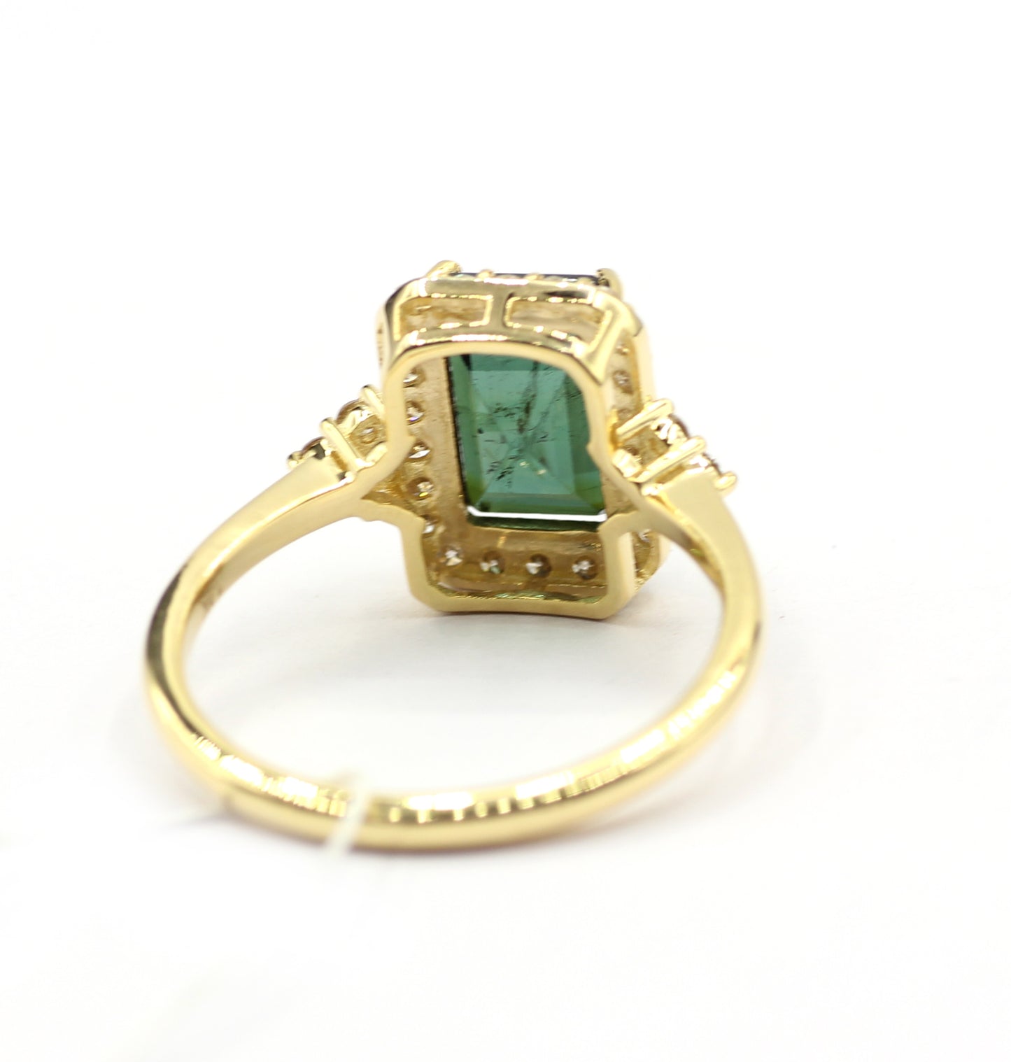 Emerald 14k Solid Gold Diamond Rings.