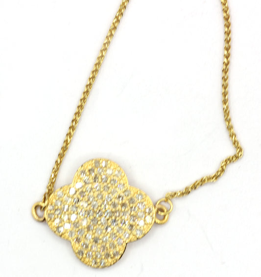 14k Solid Gold Diamond Bracelets