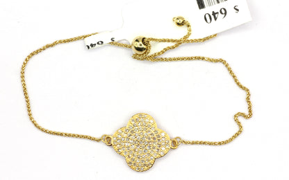 14k Solid Gold Diamond Bracelets