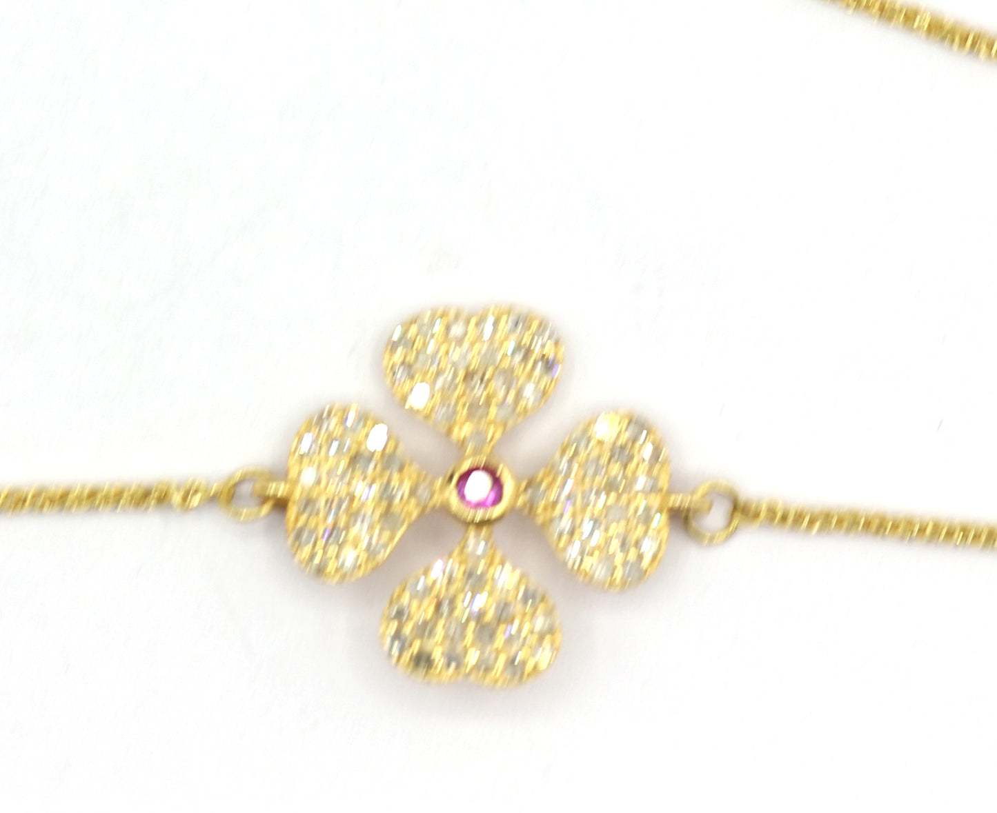 14k Solid Gold Diamond Bracelets