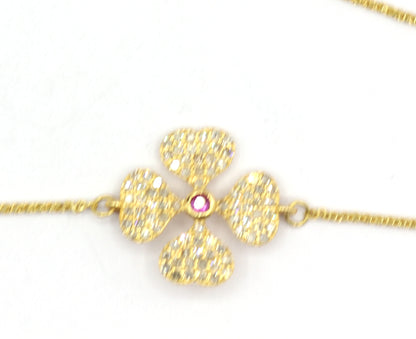 14k Solid Gold Diamond Bracelets