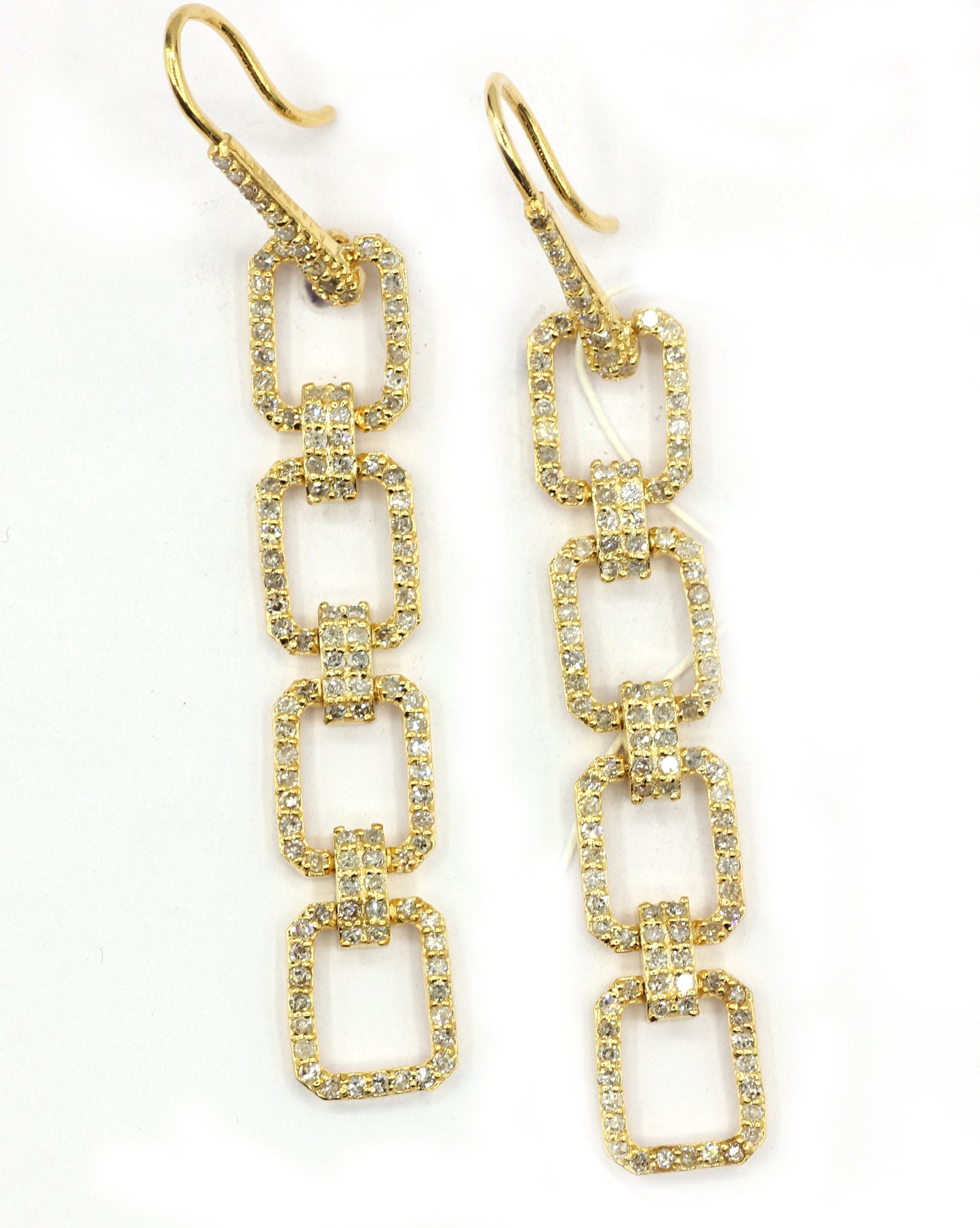 14k Gold Diamond Earring