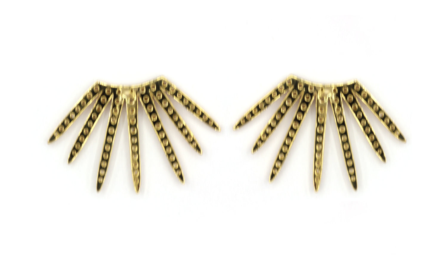 Star 14k Gold Diamond  Stud Earring