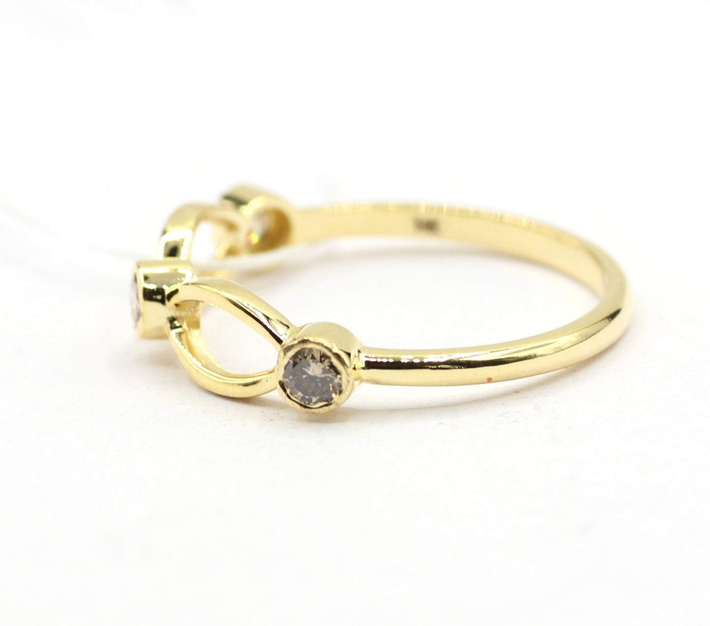 14k Solid Gold Diamond Rings.