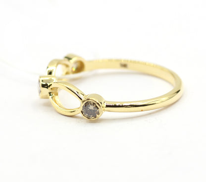14k Solid Gold Diamond Rings.