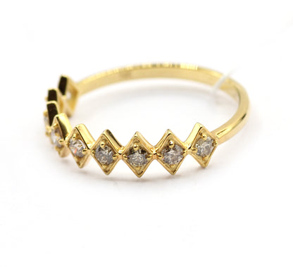 14k Solid Gold Diamond Rings