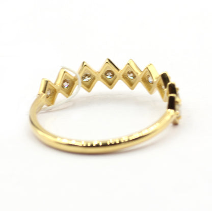 14k Solid Gold Diamond Rings