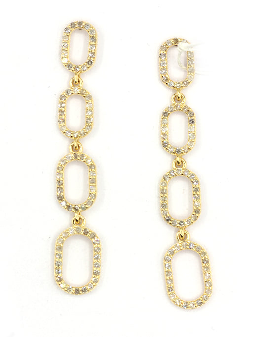 14 k Gold Diamond Earring