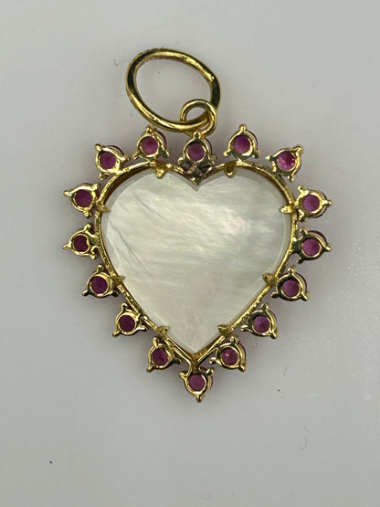 14K Gold Heart Pendant