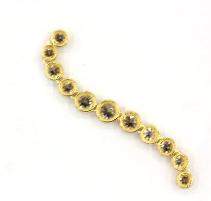14k Solid Gold CVD Diamond Pendants