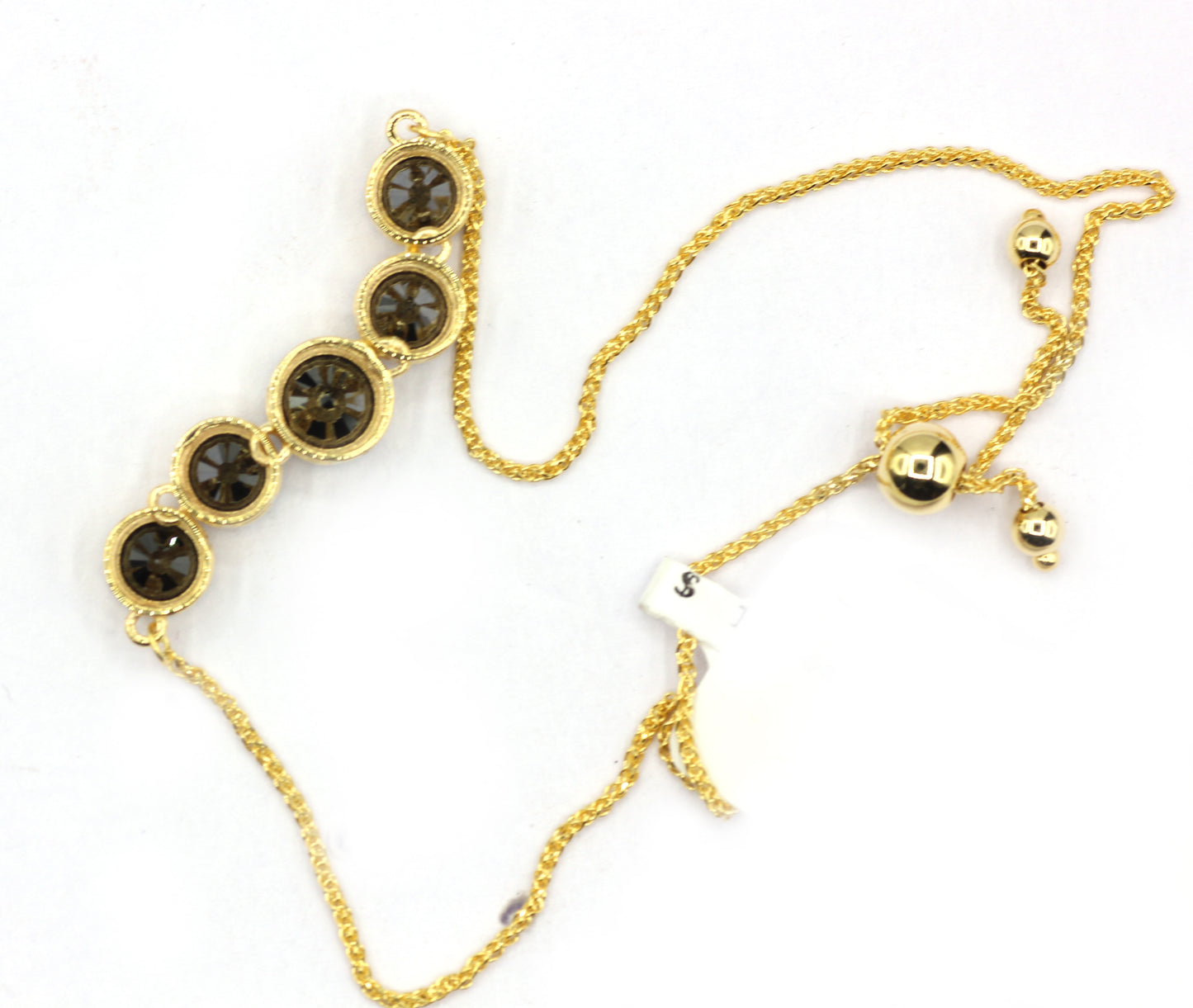 14k Solid Gold Black Diamond Bracelets
