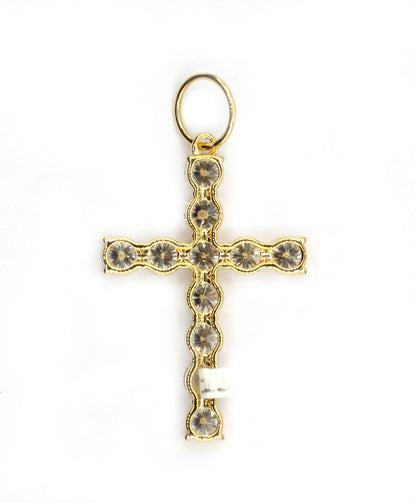 Cross 14k Solid Gold CVD Diamond Pendants