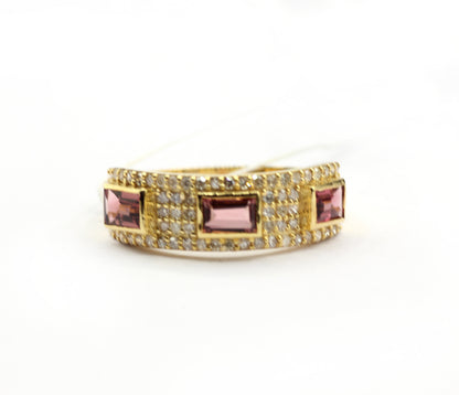 14k Solid Gold Diamond Rings.